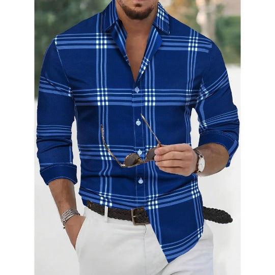 Herren kariertes Hemd Aliams