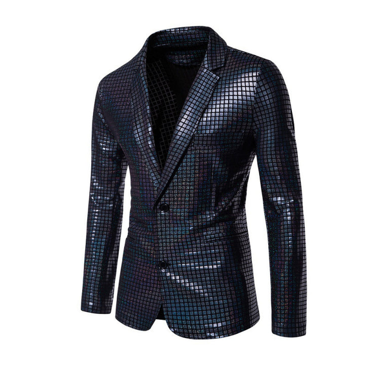 Herren Glamouröser Glitzer-Blazer Aliams