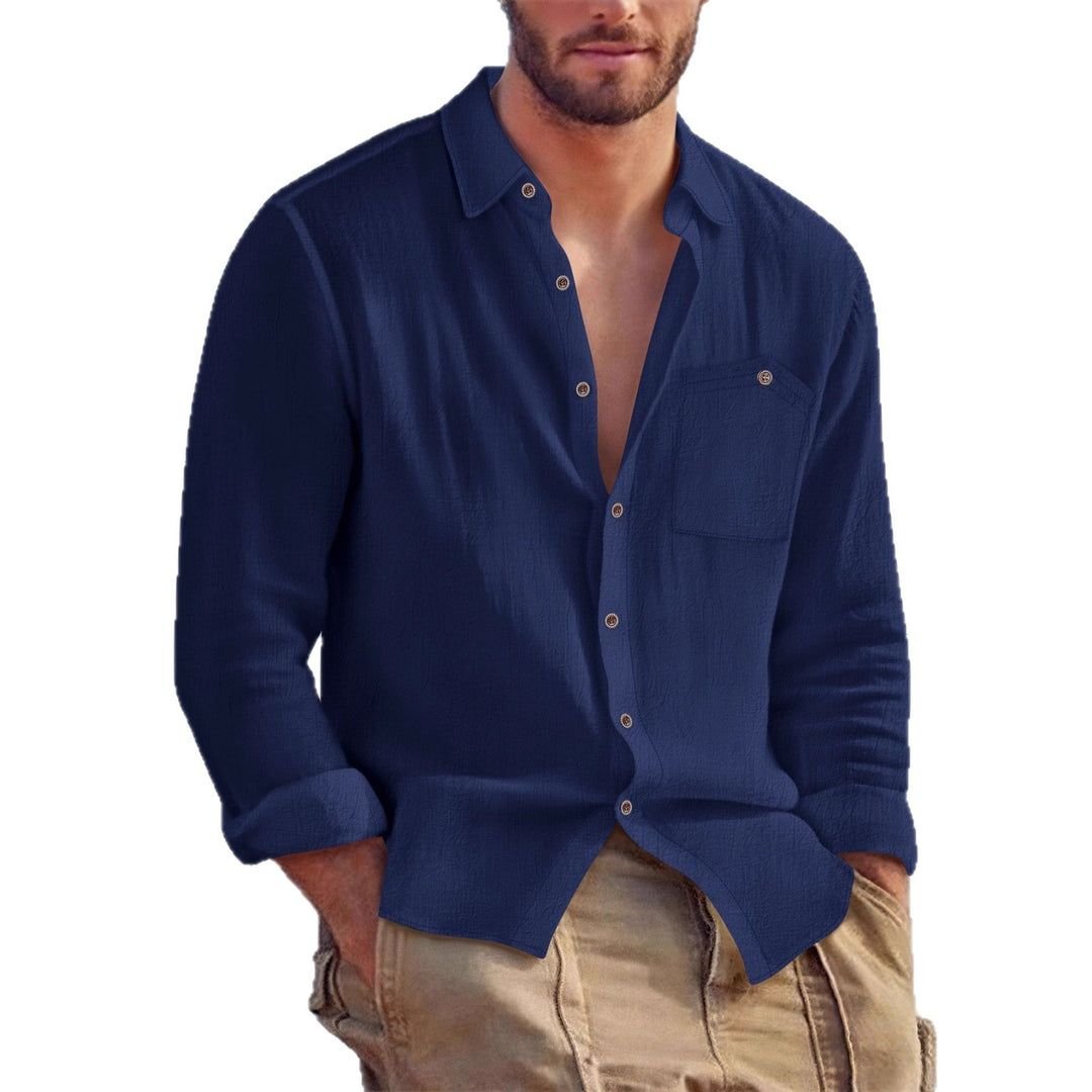 Herren Freizeit-Hemd mit lässiger Passform und praktischer Brusttasche Aliams