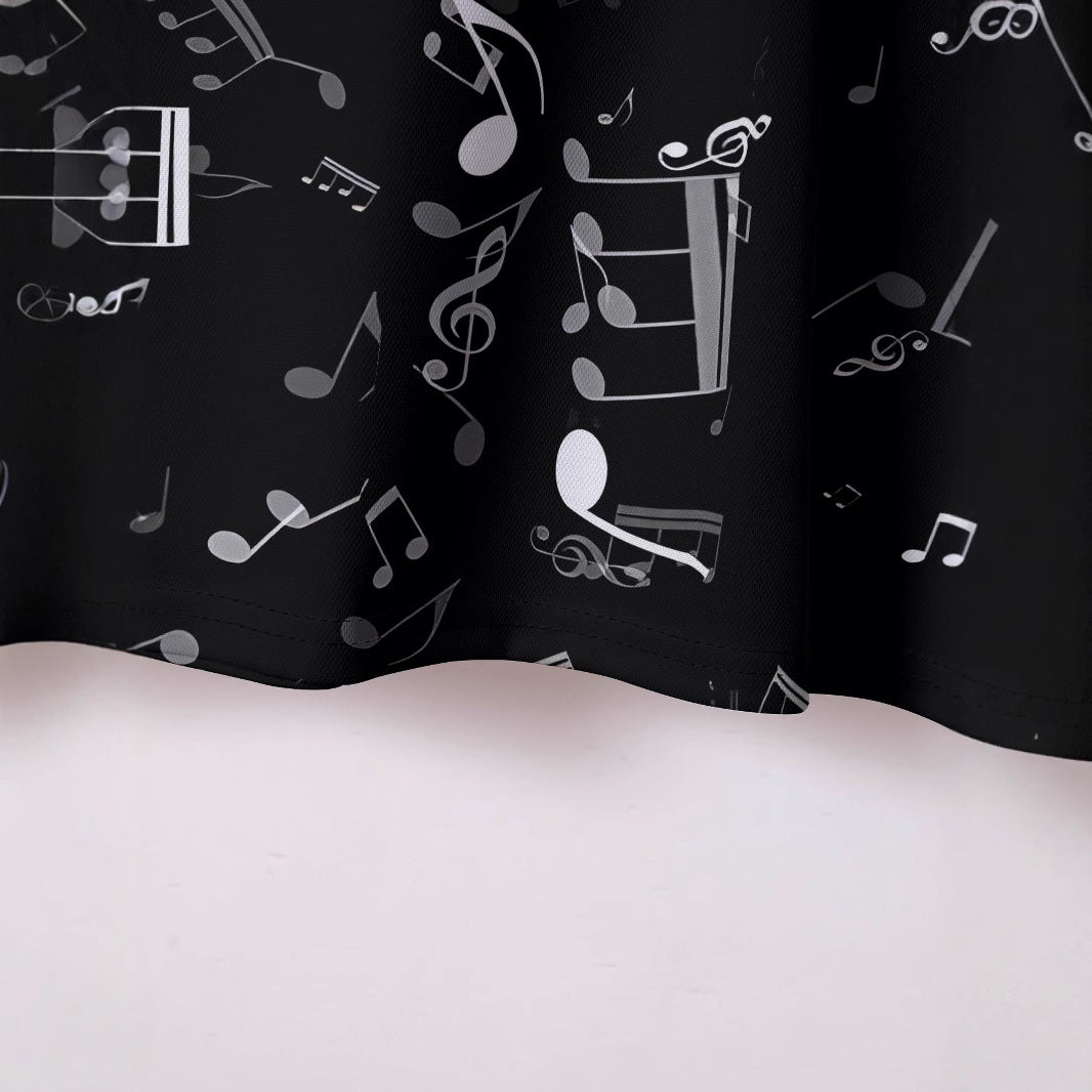 Herren Poloshirt mit musikalischem Druck Aliams