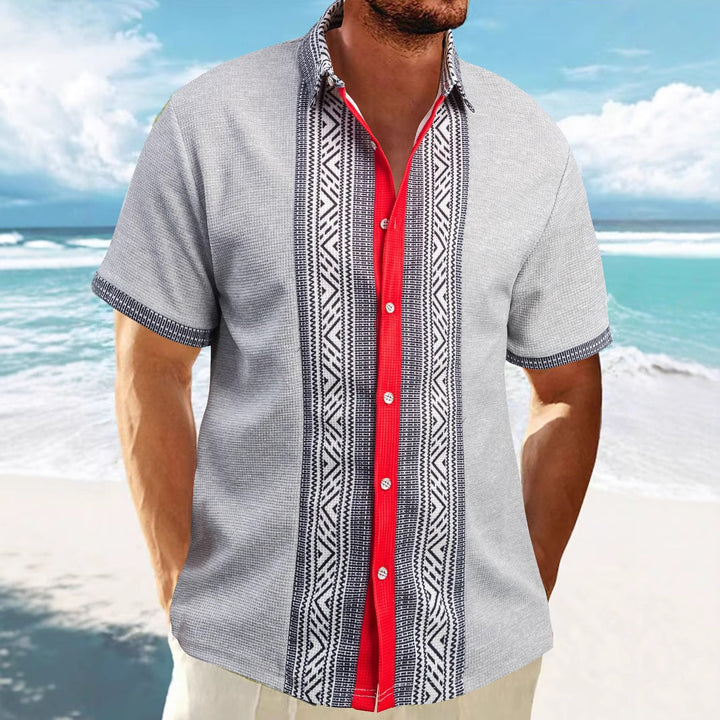 Herren Kurzarmhemd Aliams