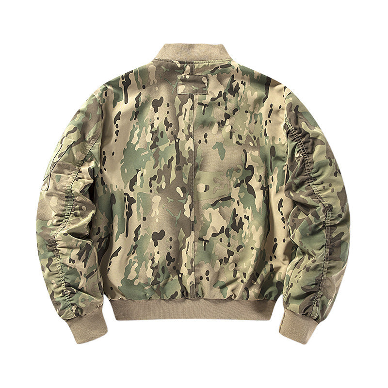 Herren camouflierte Utility-Bomberjacke Aliams