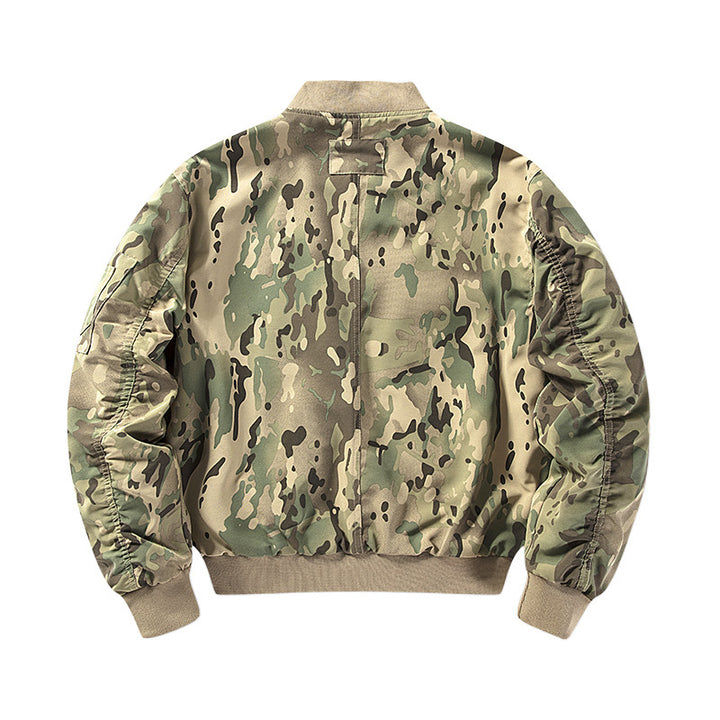 Herren camouflierte Utility-Bomberjacke Aliams