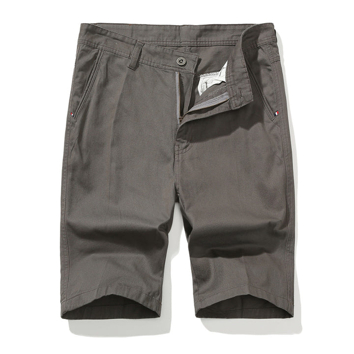 Herren komfortable und vielseitige Chino-Shorts mit praktischen Taschen Aliams