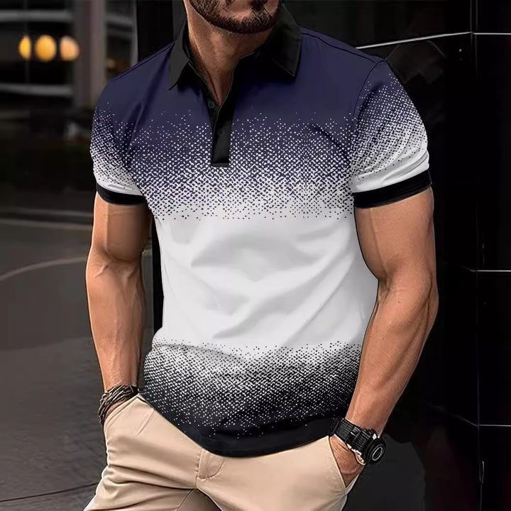 Herren Dynamisches Gradient Polo-Shirt Aliams