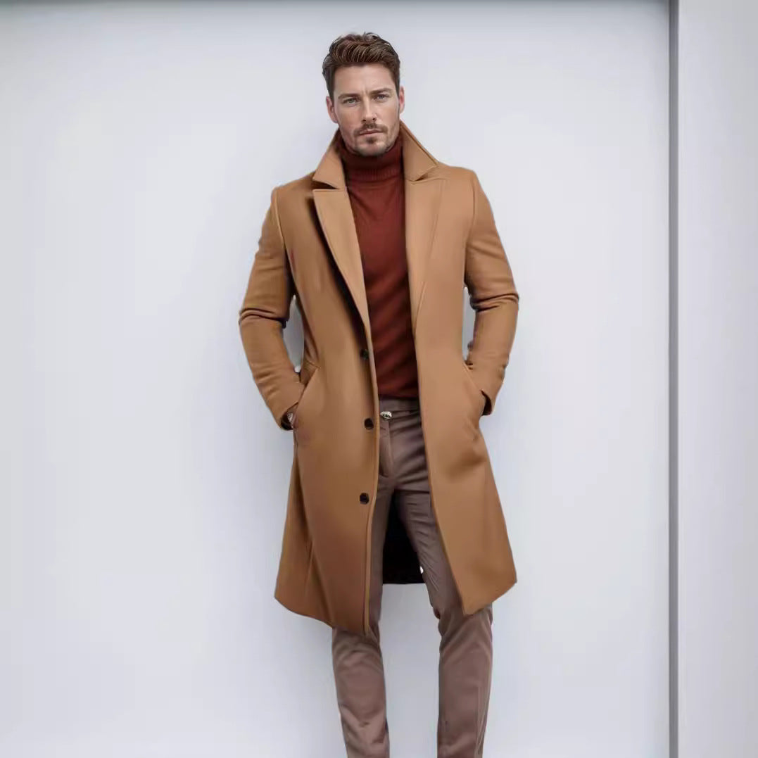 Herren eleganter und warmer Übermantel Aliams