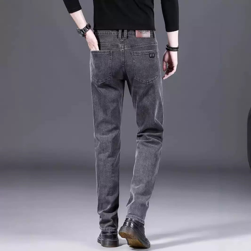 Herren modische Slim-Fit Jeans aus weichem Denim Aliams