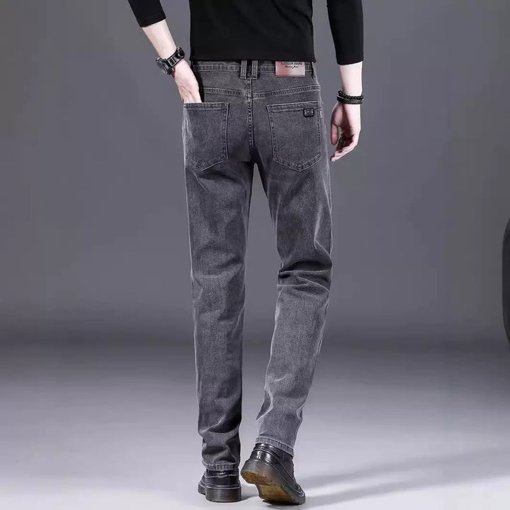 Herren modische Slim-Fit Jeans aus weichem Denim Aliams