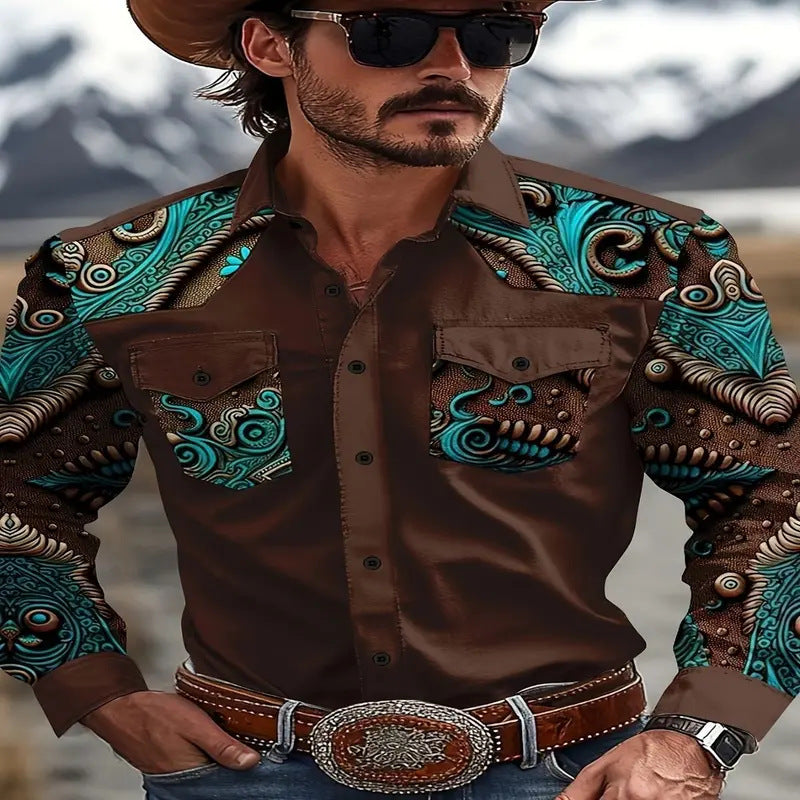Herren Westernhemd Aliams
