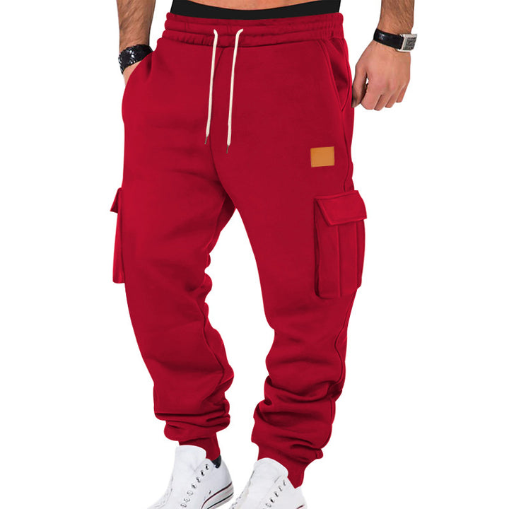 Herren Cargo-Sweatpants mit praktischen Seitentaschen und elastischem Bund Aliams