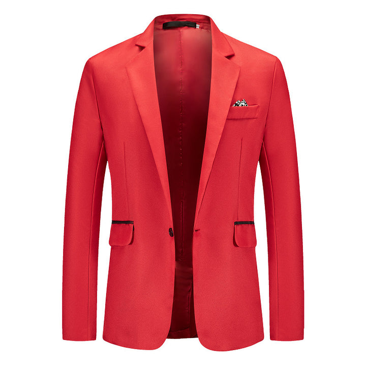 Herren eleganter Blazer mit strukturiertem Design und feinen Details Aliams
