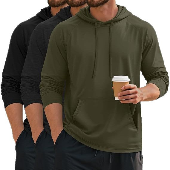 Herren Kapuzenpullover mit praktischem Kängurutaschen-Design und hochwertigem Material Aliams