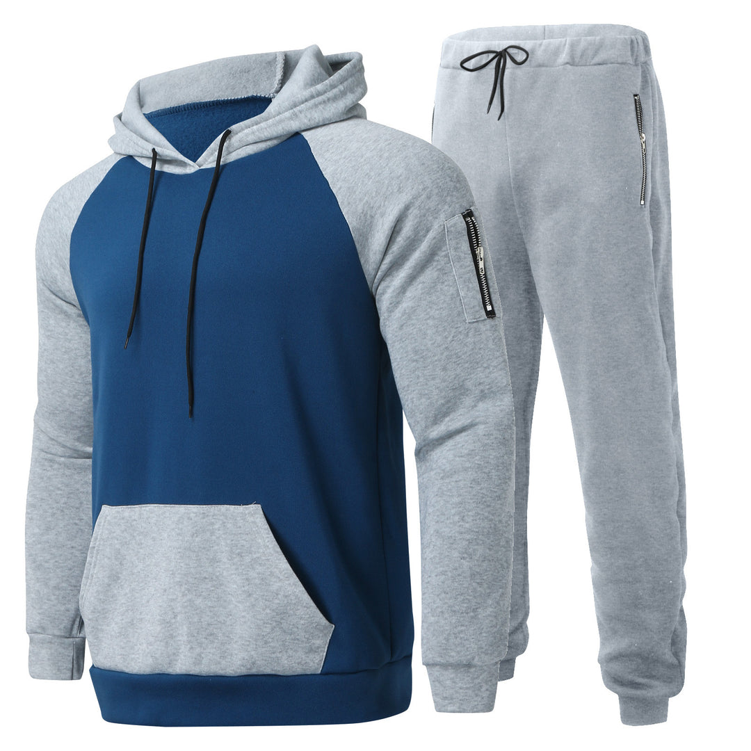 Herren Sportliches Hoodie- und Jogginghose-Set mit atmungsaktiver Struktur Aliams
