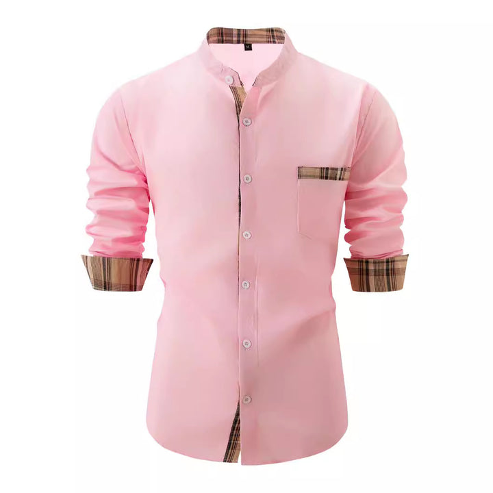 Herren Freizeit Button-Up Hemd Aliams
