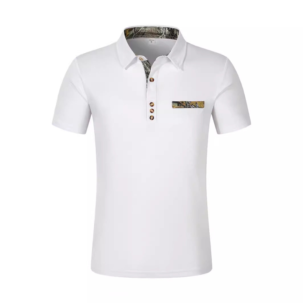 Herren Poloshirt mit stilvollem Kragen und modischem Brusttaschen-Design Aliams