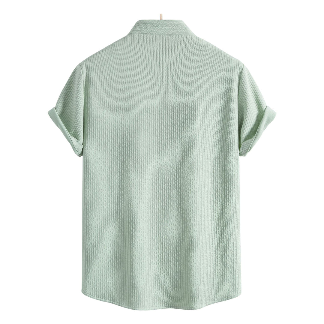 Herren Freizeitoberteil mit bequemen Shorts im strukturierten Design Aliams