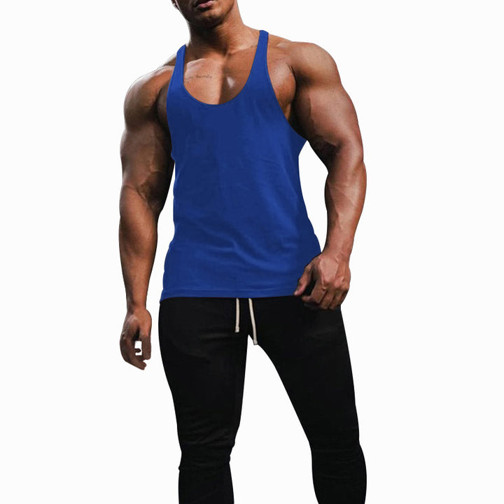 Herren Sporttanktop mit racerback Design und atmungsaktiver Baumwolle Aliams