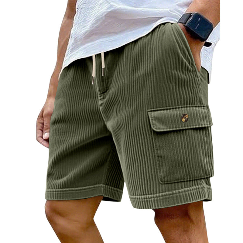 Herren Cargo-Shorts mit schmalem Schnitt und praktischen Seitentaschen Aliams