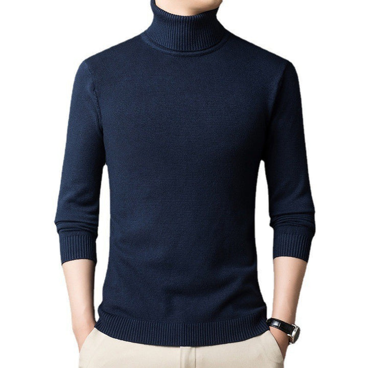 Herren figurbetonter Pullover mit Rollkragen Aliams