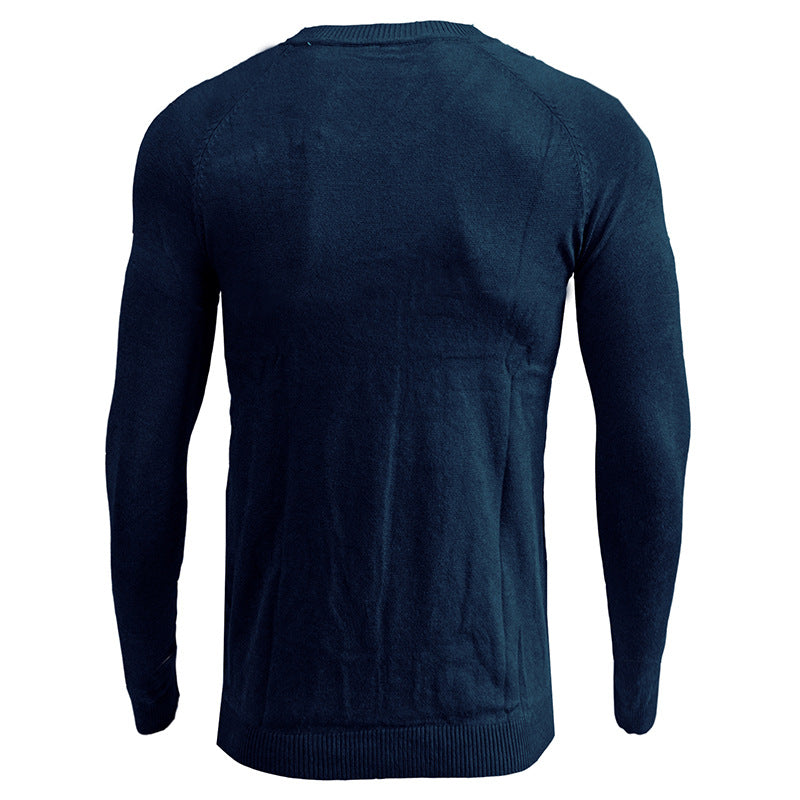 Herren V-Ausschnitt Feinstrickpullover Aliams
