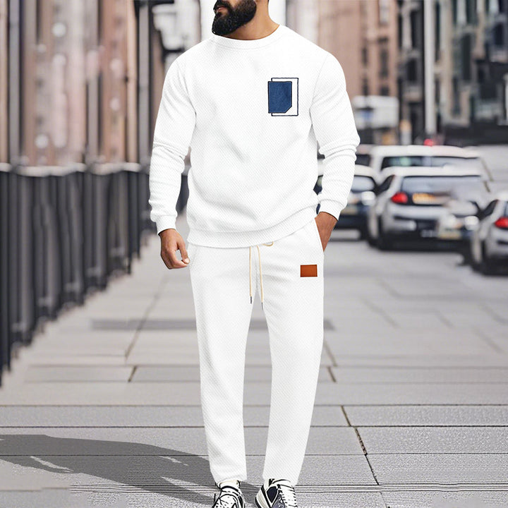 Herren Bequemer Freizeitanzug mit modischem Design und praktischen Taschen Aliams