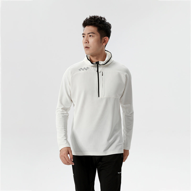 Herren atmungsaktives Sportoberteil mit Kapuze Aliams