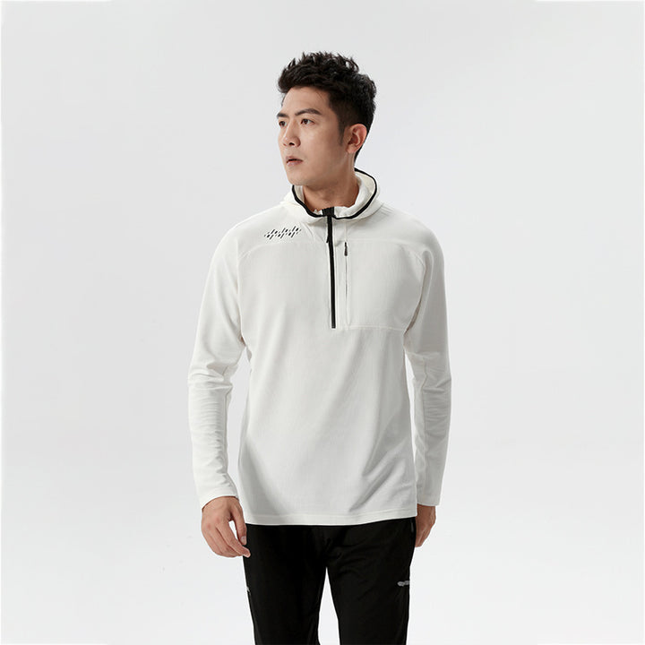 Herren atmungsaktives Sportoberteil mit Kapuze Aliams