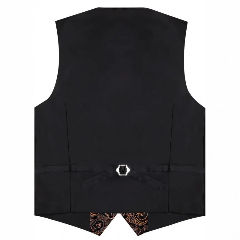 Herren Elegante Weste mit aufwendigem Paisley-Muster Aliams