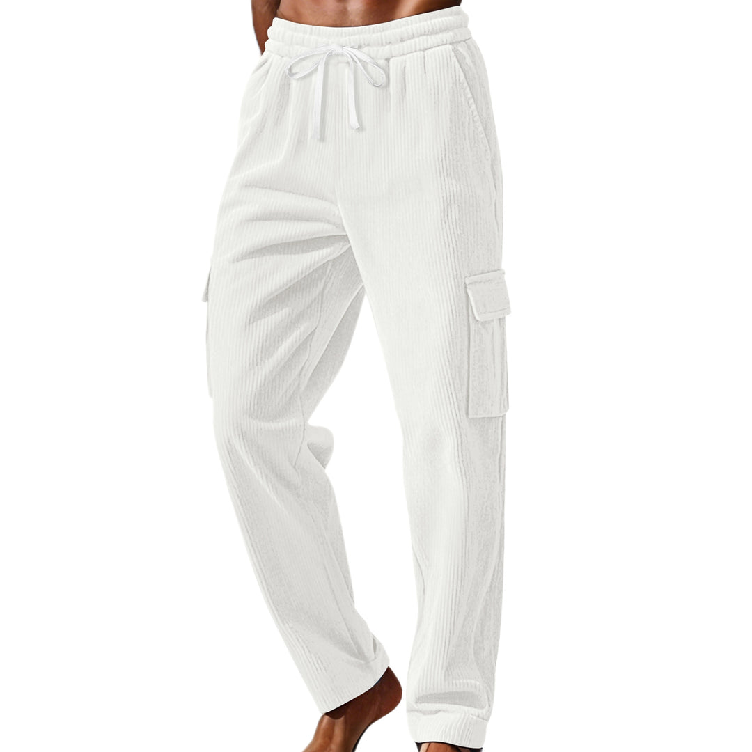 Herren Cargo-Hose mit elastischem Bund und praktischen Taschen Aliams