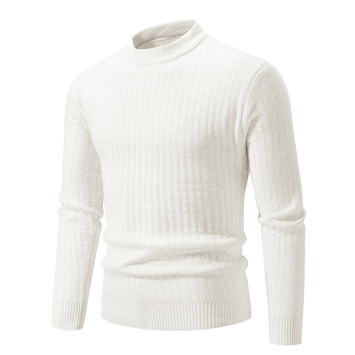 Herren Feinstrickpullover mit strukturiertem Design Aliams