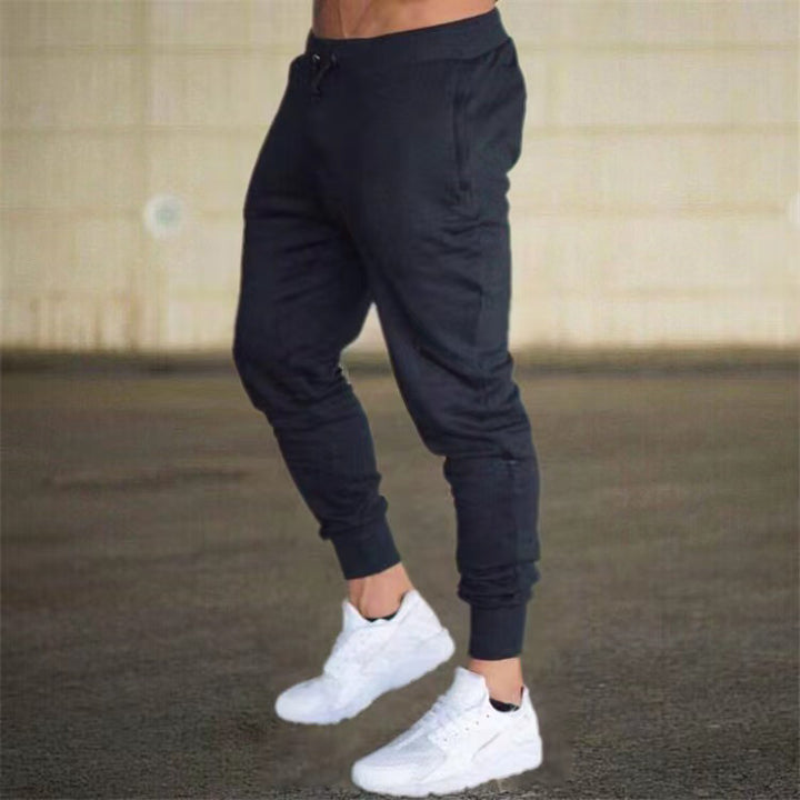 Herren bequeme Sport-Jogginghose mit hohem Bund und Taschen Aliams