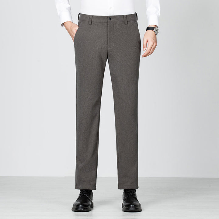 Herren elegante Anzughose mit feiner Struktur und modernem Schnitt Aliams