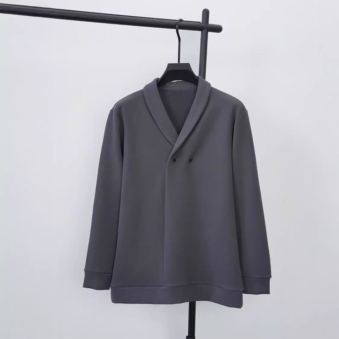 Herren Freizeitjacke mit modernem Schalkragen und praktischen Knöpfen Aliams