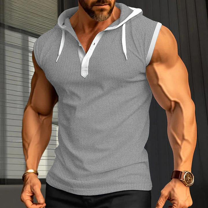 Herren ärmelloses Kapuzenshirt Aliams