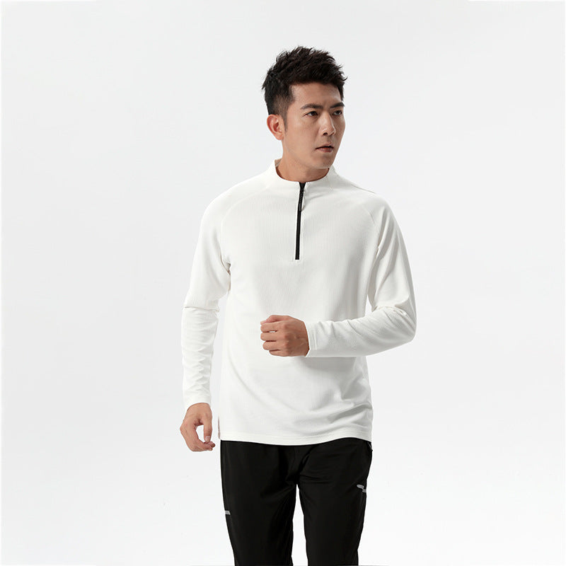 Herren Funktions-Langarmshirt mit Halbreißverschluss Aliams