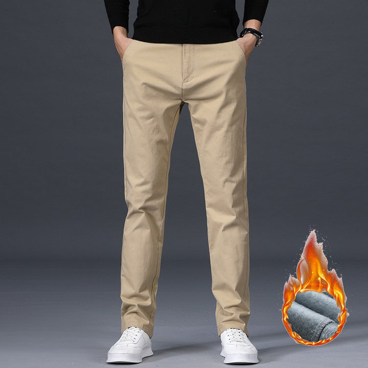 Herren elegante Chino-Hose mit lässigem Schnitt Aliams