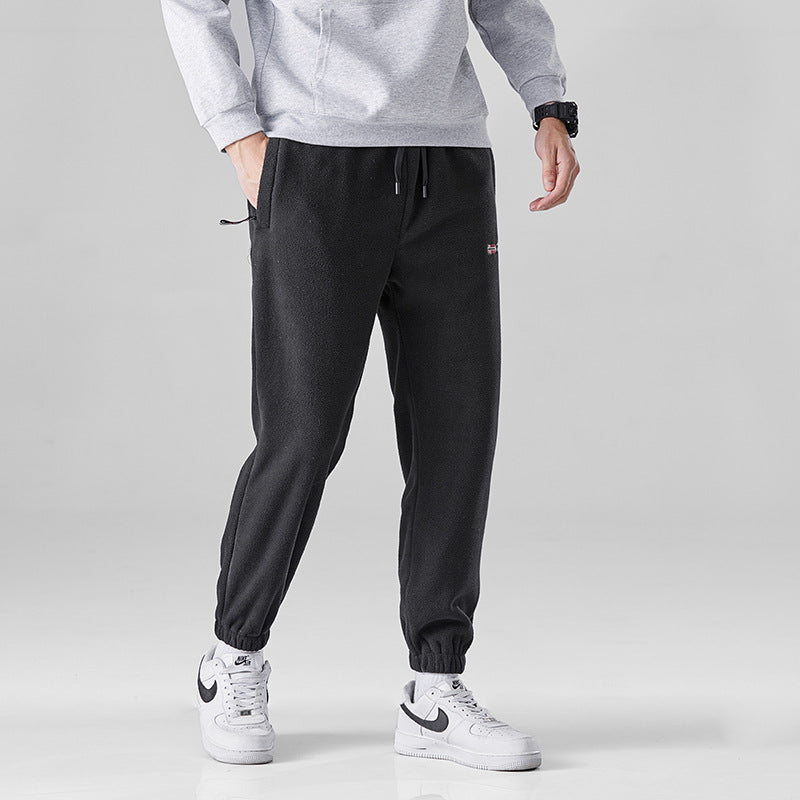 Herren bequeme Fleece Jogginghose Aliams