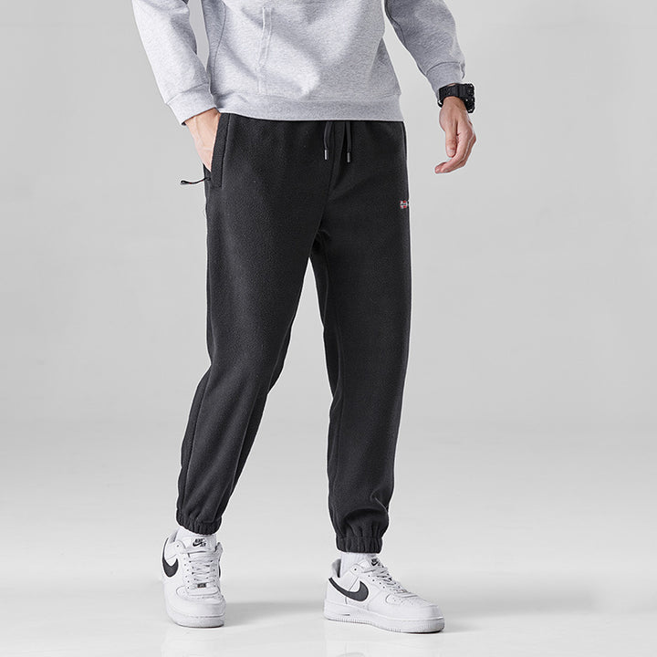 Herren bequeme Fleece Jogginghose Aliams