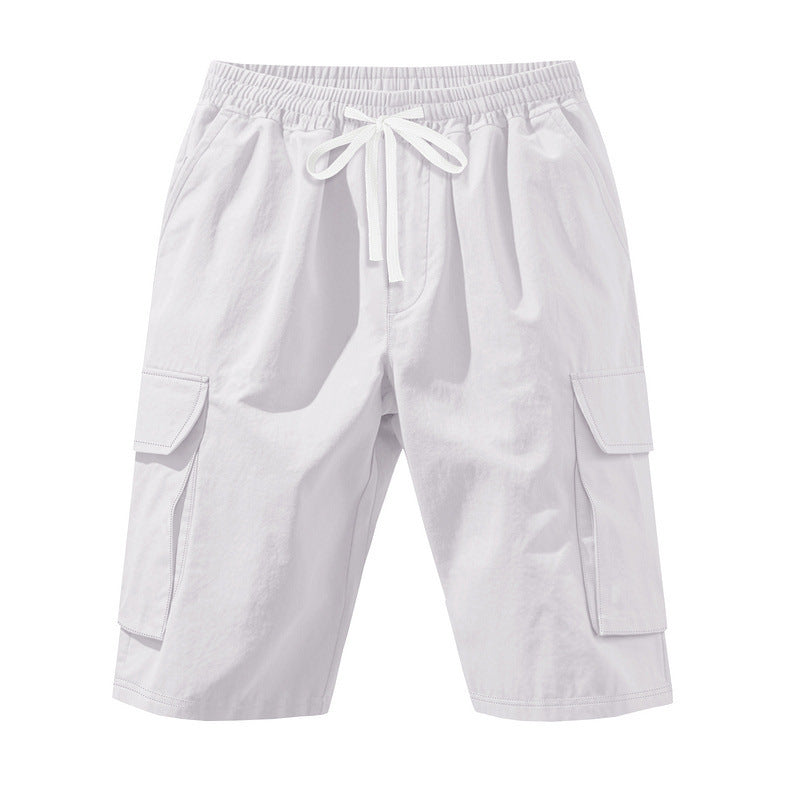 Herren Cargo-Shorts mit elastischem Bund und praktischen Seitentaschen Aliams 1754382299