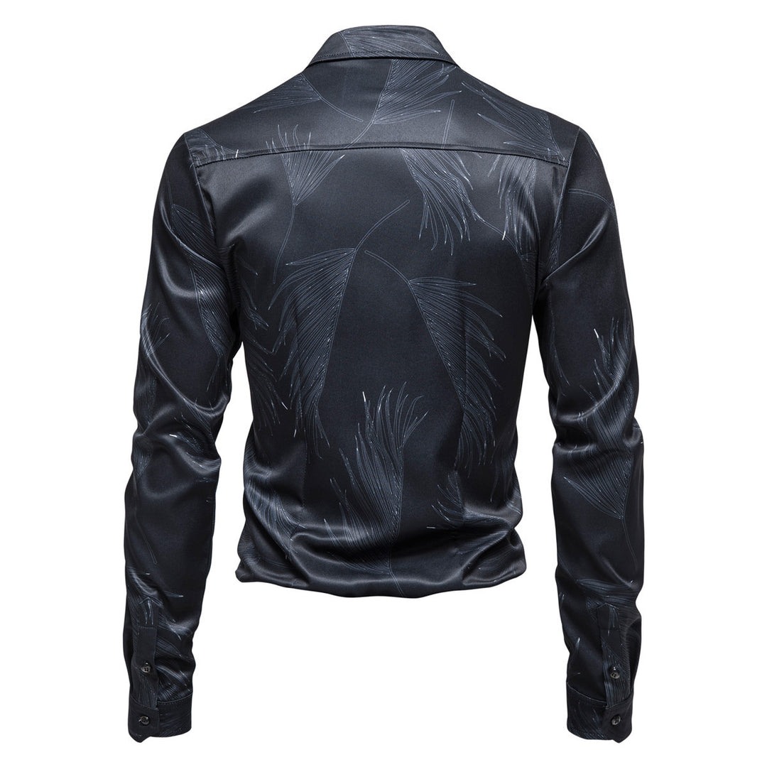 Herren Hemd mit elegantem Muster und modernem Glanz Aliams