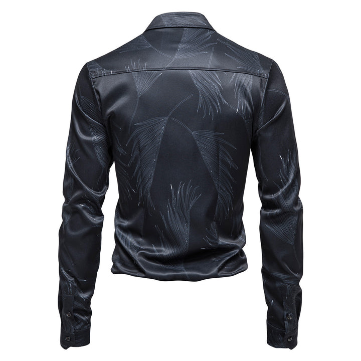 Herren Hemd mit elegantem Muster und modernem Glanz Aliams