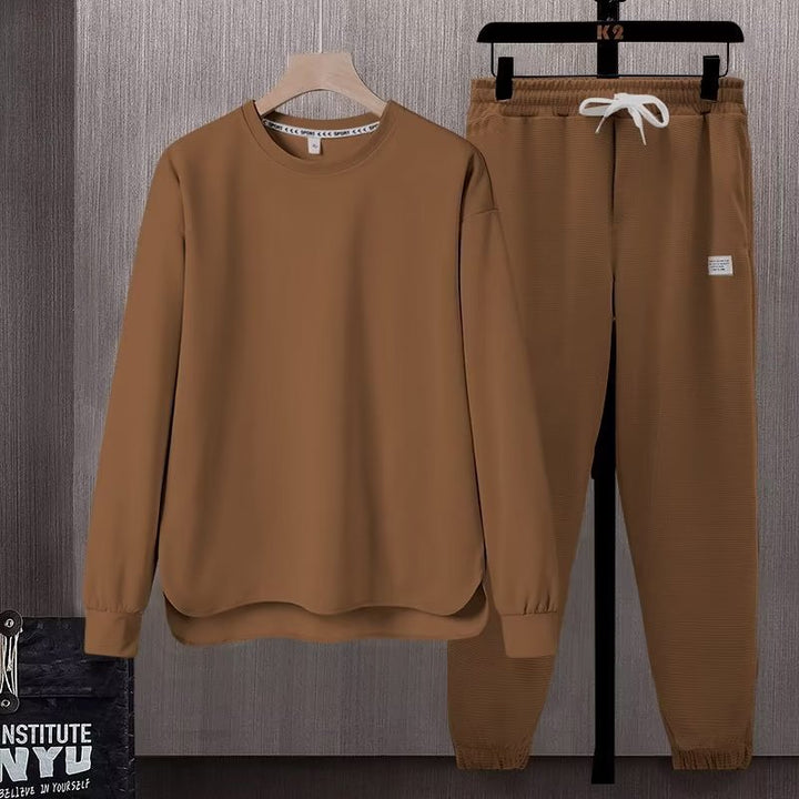 Damen komfortables Sweatshirt und lässige Jogginghose Set Aliams