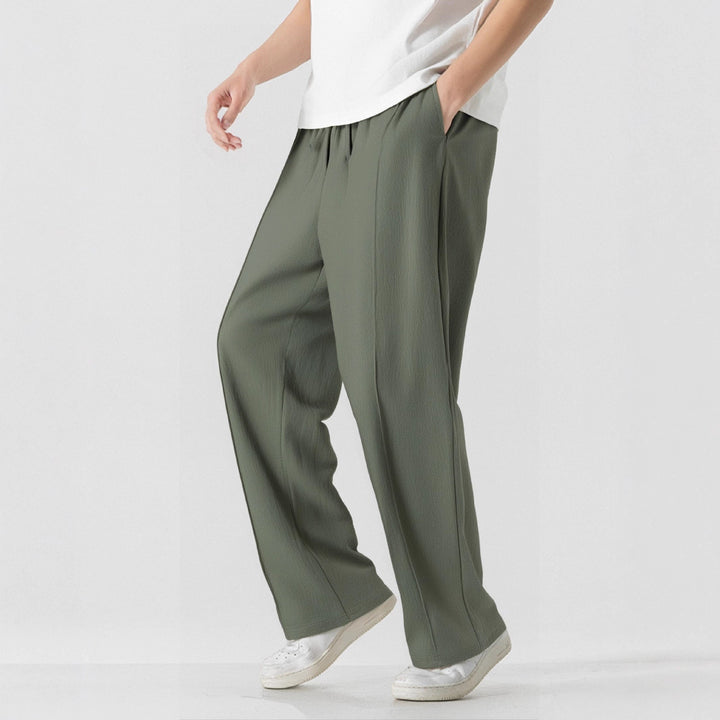 Herren Elegante, weite Freizeithose aus atmungsaktivem Gewebe Aliams