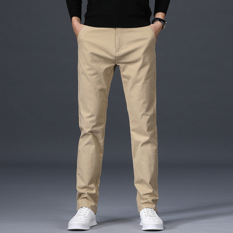 Herren elegante Chino-Hose mit lässigem Schnitt Aliams