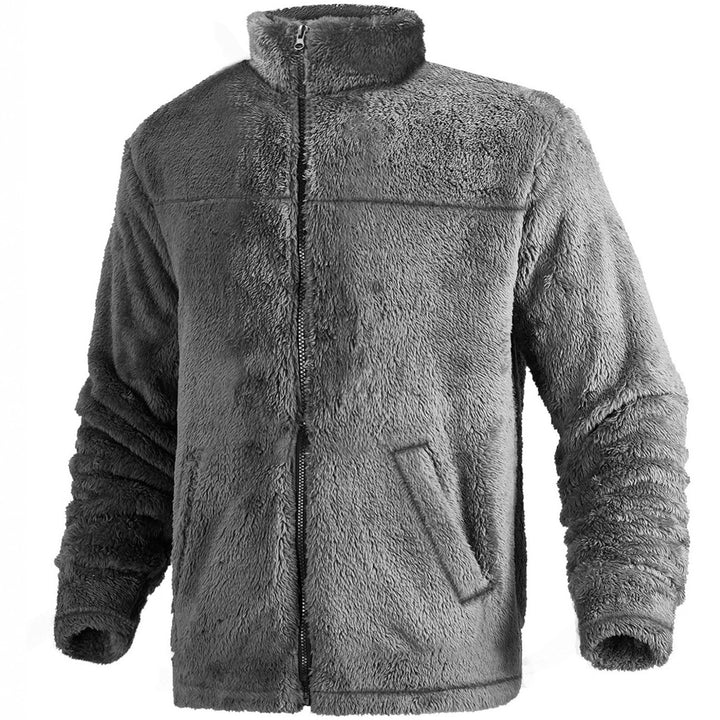 Herren Fleecejacke mit hohem Kragen und weichem Innenfutter Aliams