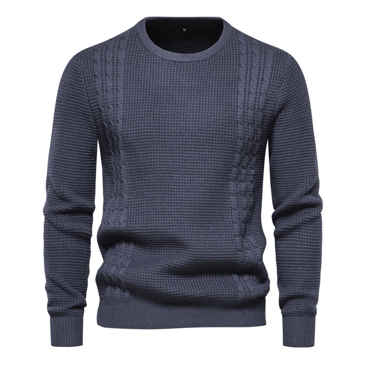 Herren Strickpullover mit modernem Strukturdesign Aliams