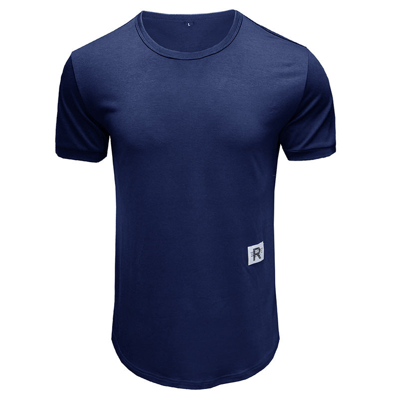 Herren Rundhals T-Shirt mit atmungsaktiver Baumwolle Aliams