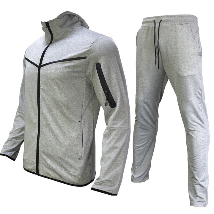 Herren Funktionsanzug mit atmungsaktiver Jacke und elastischer Hose Aliams