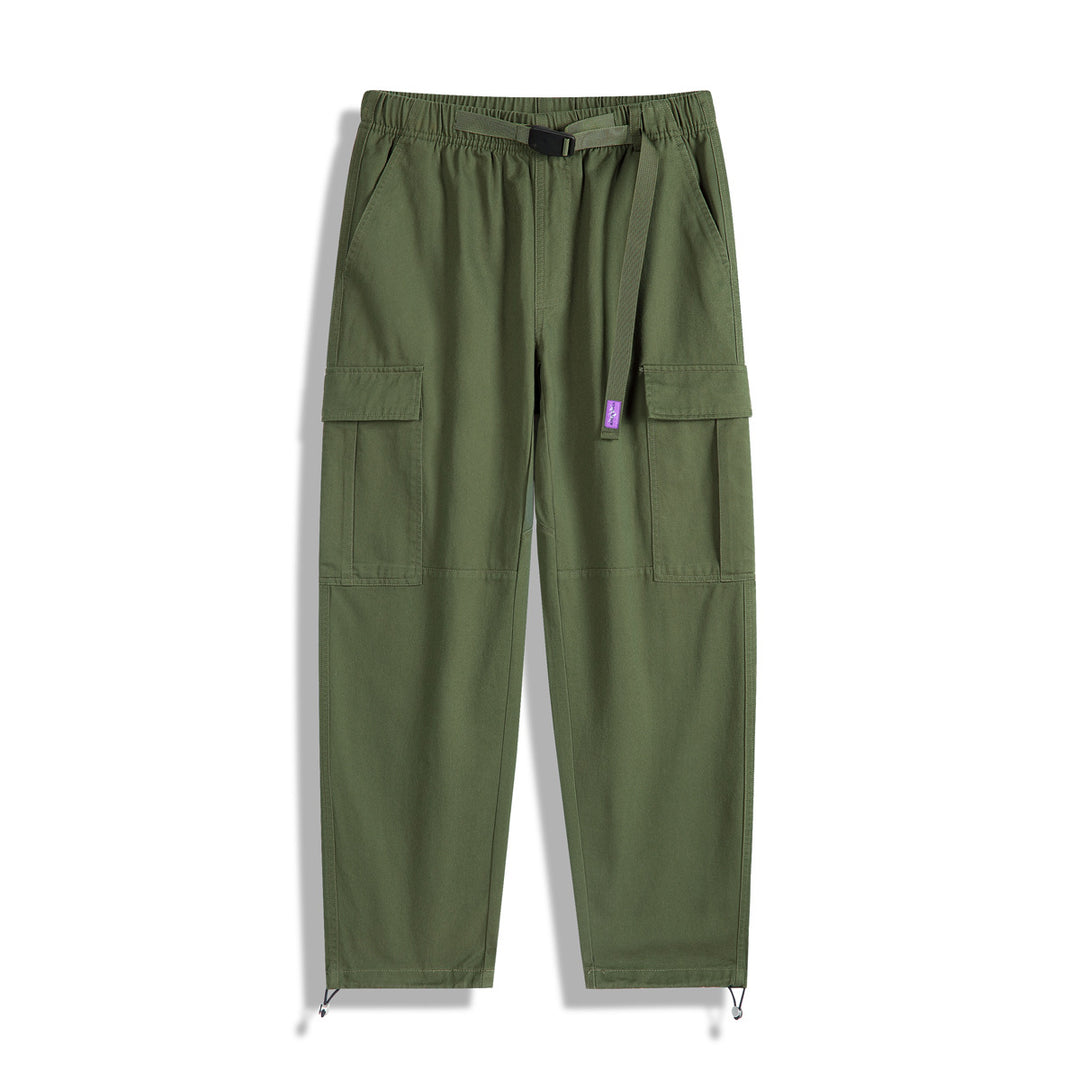 Herren Cargo-Hose mit verstellbarem Bund und mehreren praktischen Taschen Aliams
