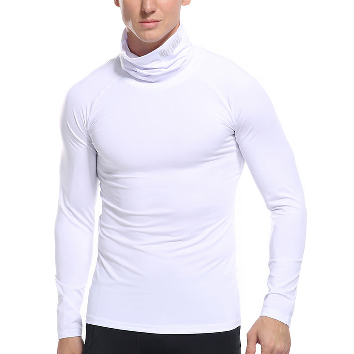 Herren Funktionsoberteil mit hohem Kragen und feuchtigkeitsableitender Technologie Aliams